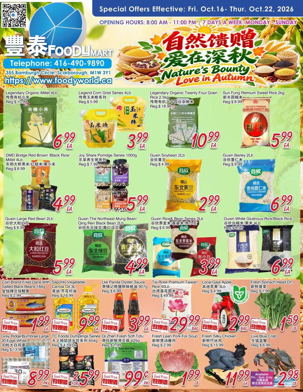 FoodyMart (Warden) Flyer October 16 to 22