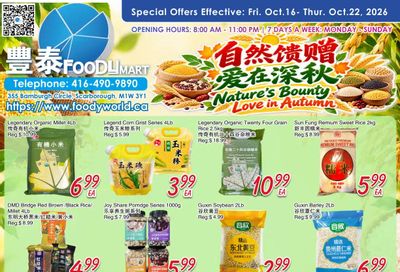 FoodyMart (Warden) Flyer October 16 to 22