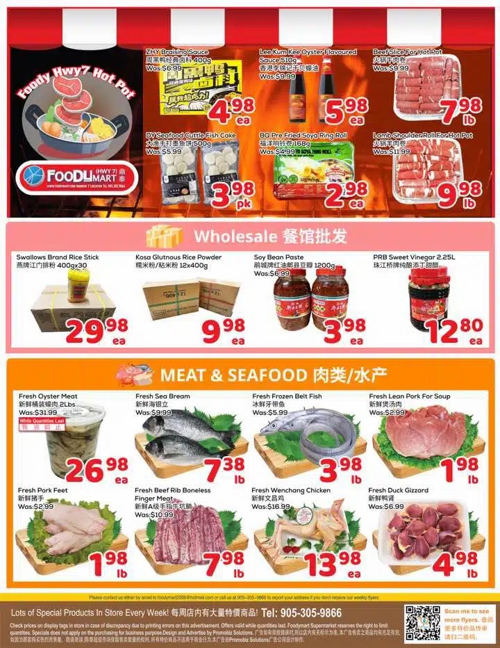 FoodyMart (HWY7) Flyer October 16 to 22