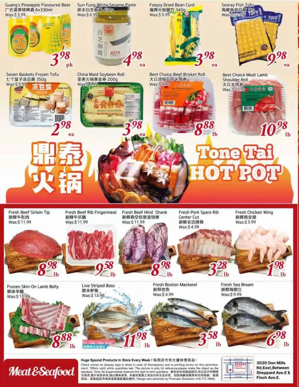 Tone Tai Supermarket Flyer October 16 to 22