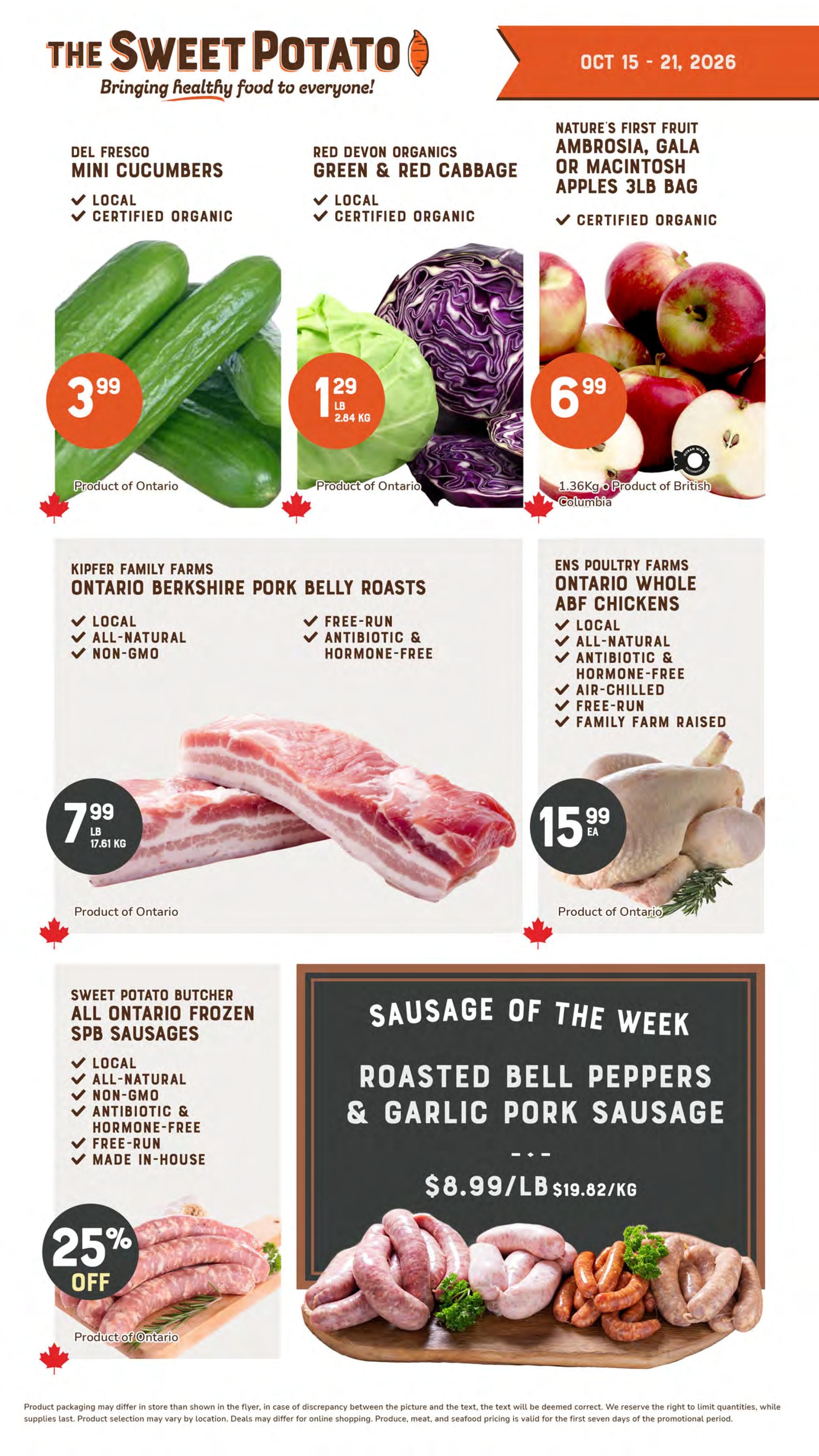 The Sweet Potato Flyer October 16 to 22