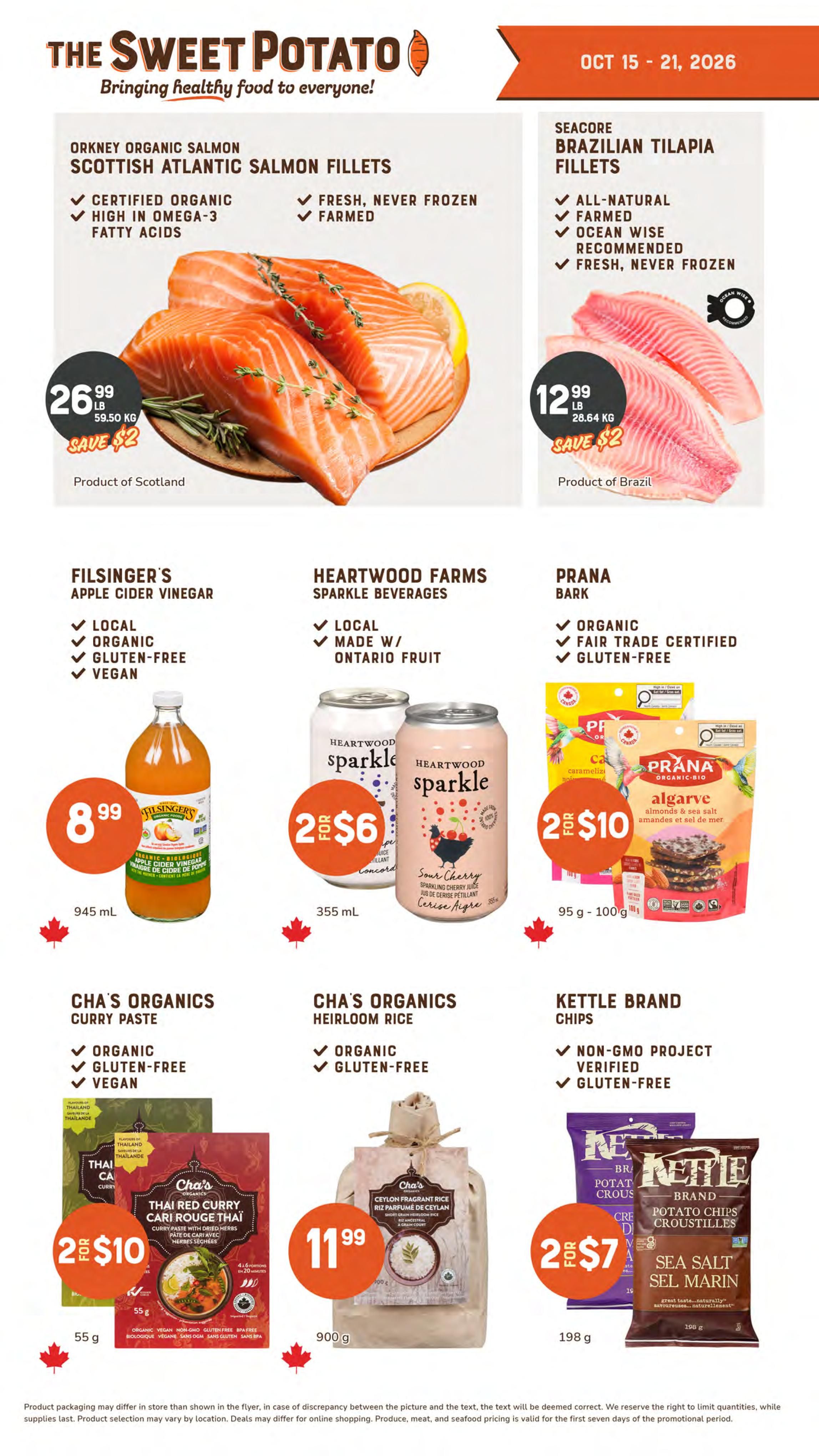 The Sweet Potato Flyer October 16 to 22