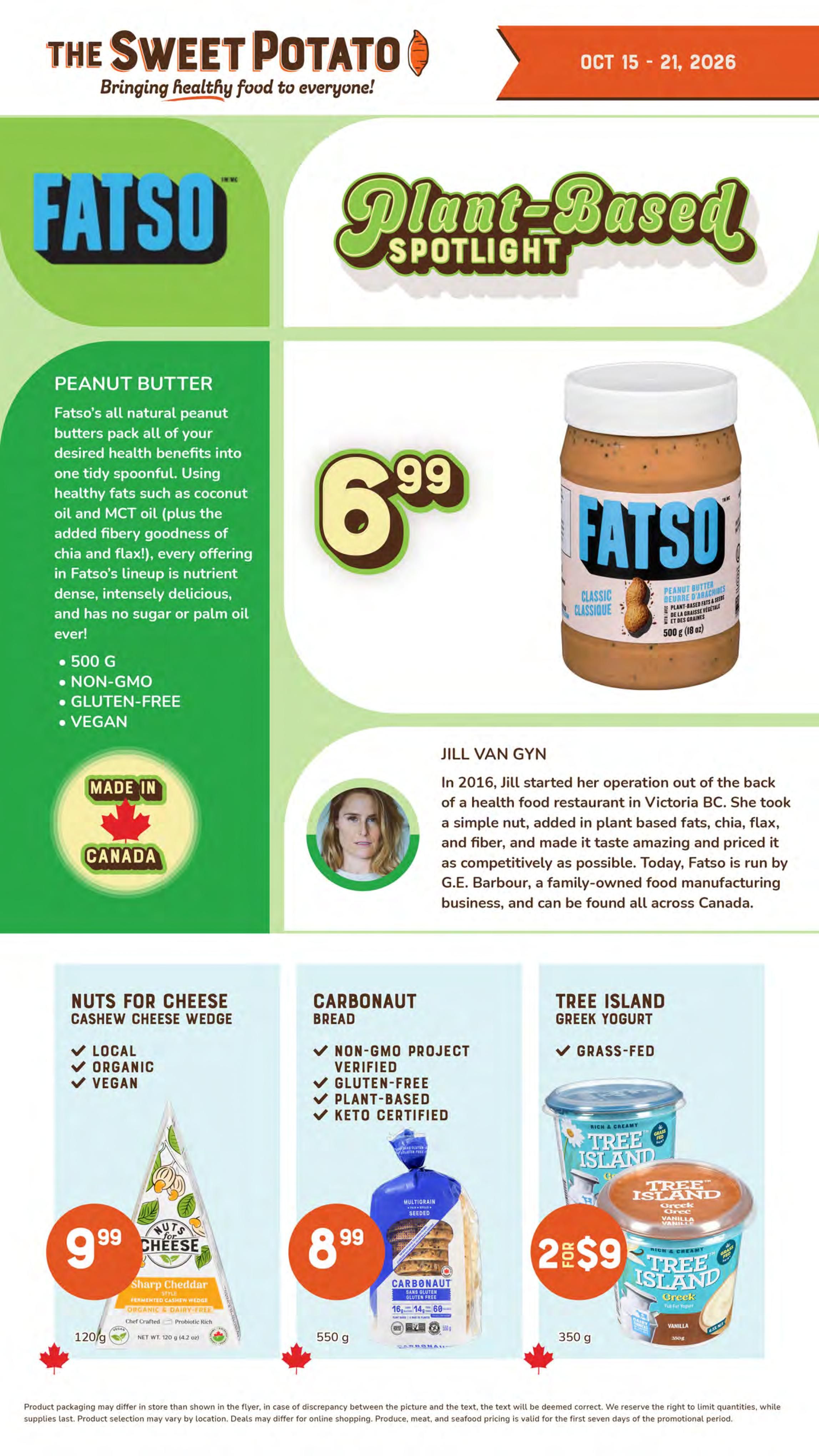 The Sweet Potato Flyer October 16 to 22