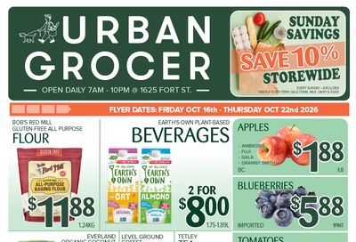 Urban Grocer Flyer October 16 to 22