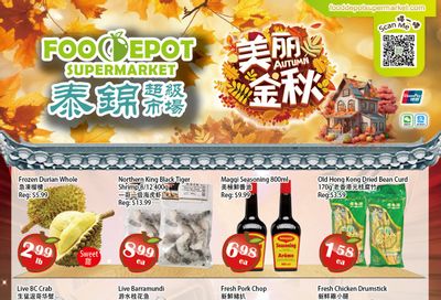 Food Depot Supermarket Flyer October 16 to 22