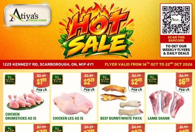 Atiya's Fresh Farm Flyer October 16 to 22