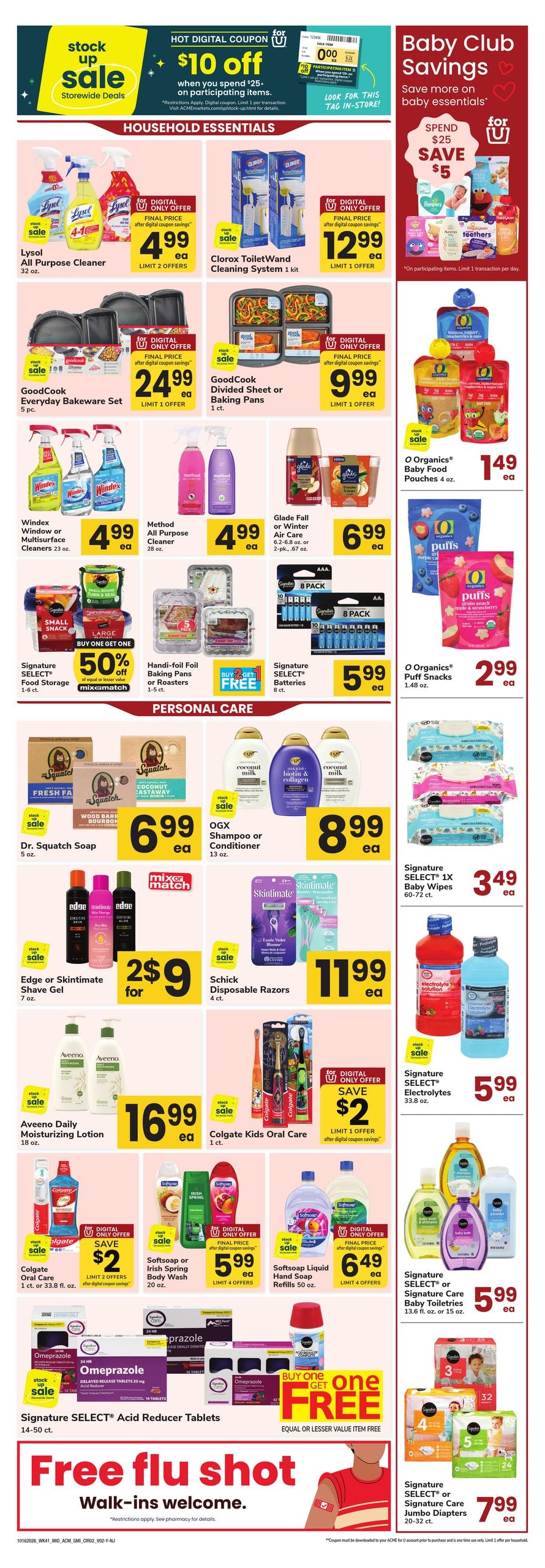 Acme Markets (Beverly Area, NJ) Health, Home & Beauty Weekly Ad October 16 - 29, 2026
