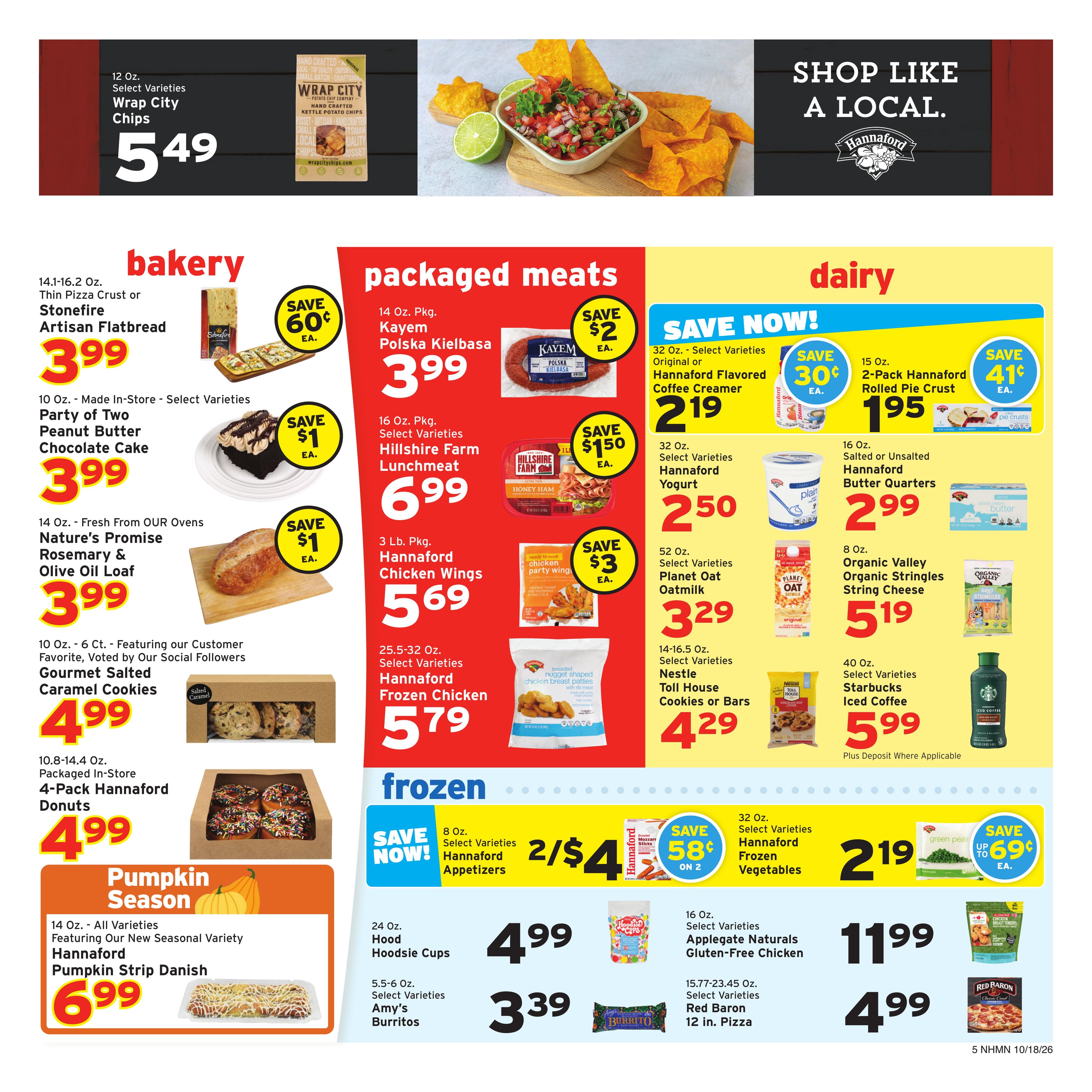 Hannaford (Concord Area, NH) Week 43 Flyer for Flipp Weekly Ad October 18 - 24, 2026
