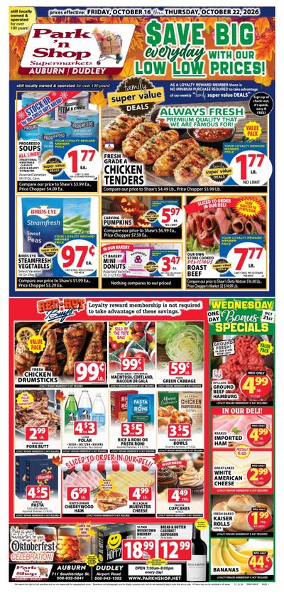 Park 'n Shop Weekly Ad October 16 - 22, 2026