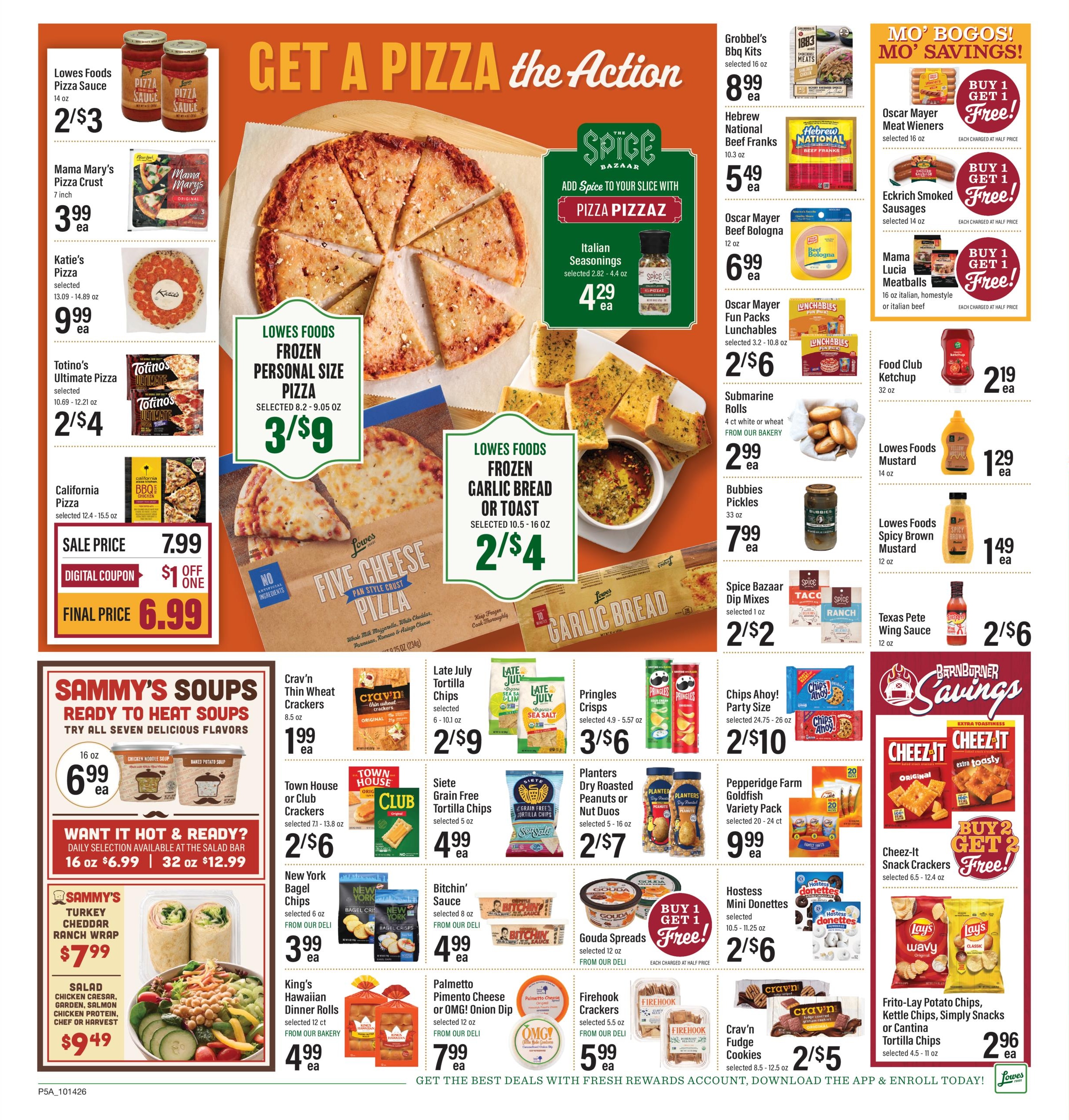 Lowes Foods (Moncure-Pittsboro Area, NC) Weekly Ad October 14 - 20, 2026