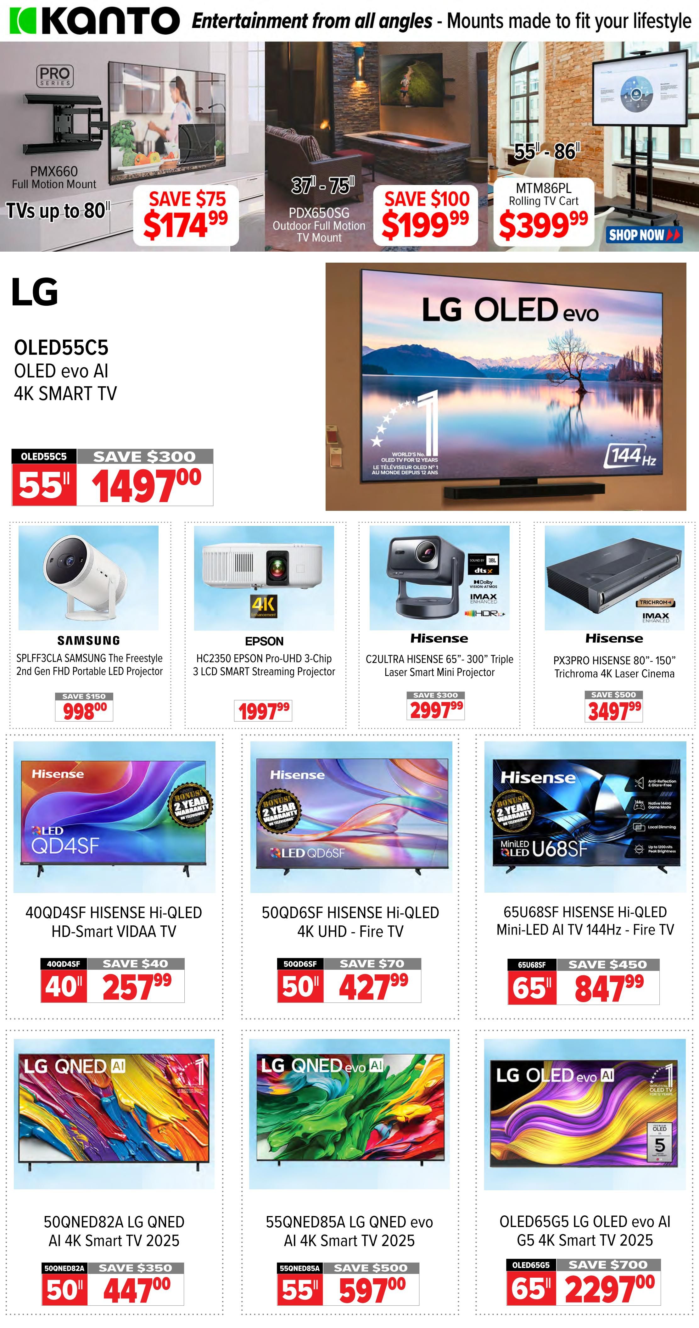 2001 Audio Video Flyer October 16 to 22