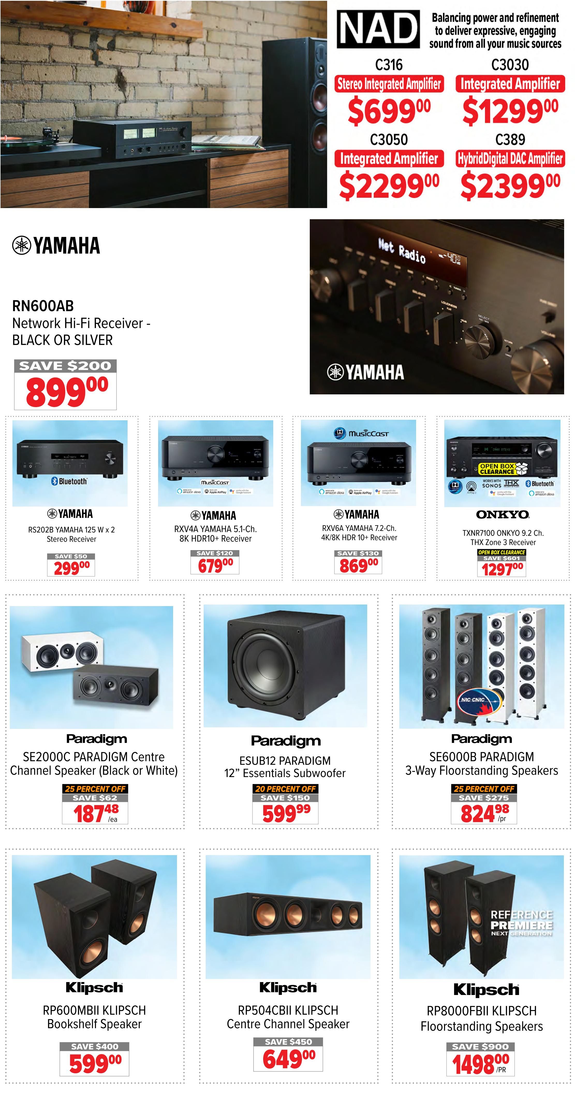 2001 Audio Video Flyer October 16 to 22