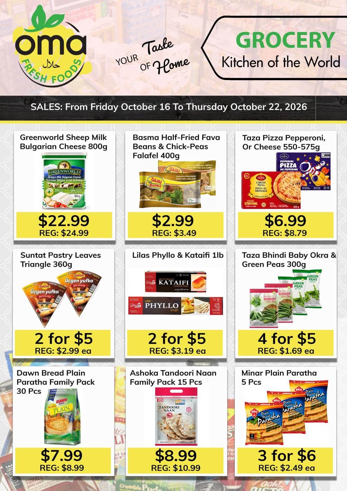 Oma Fresh Foods Flyer October 16 to 22