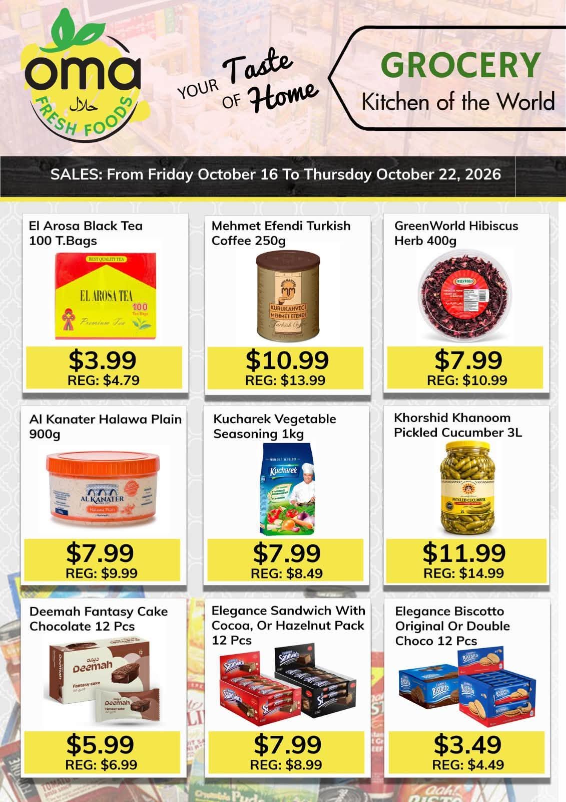 Oma Fresh Foods Flyer October 16 to 22