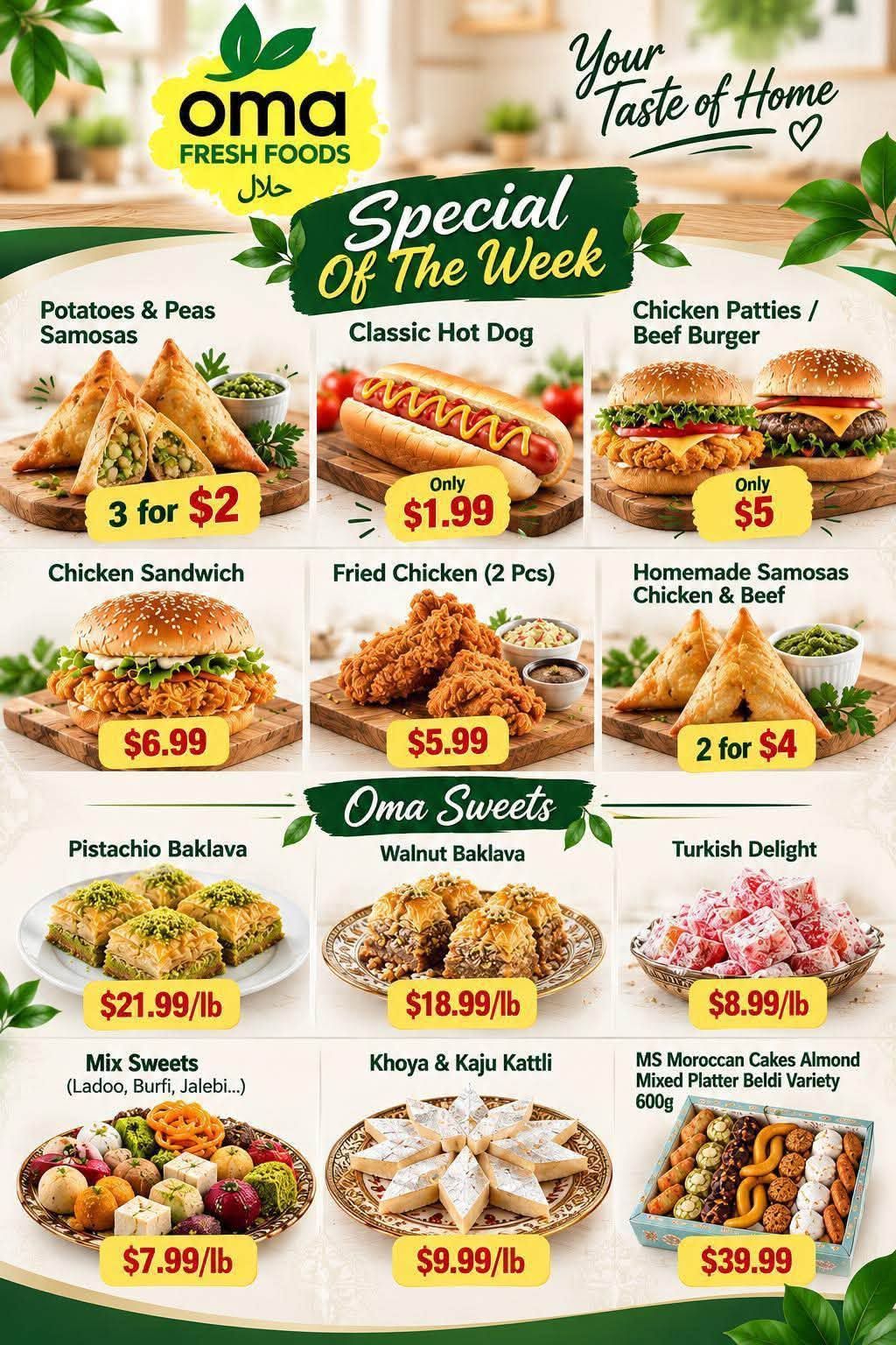 Oma Fresh Foods Flyer October 16 to 22