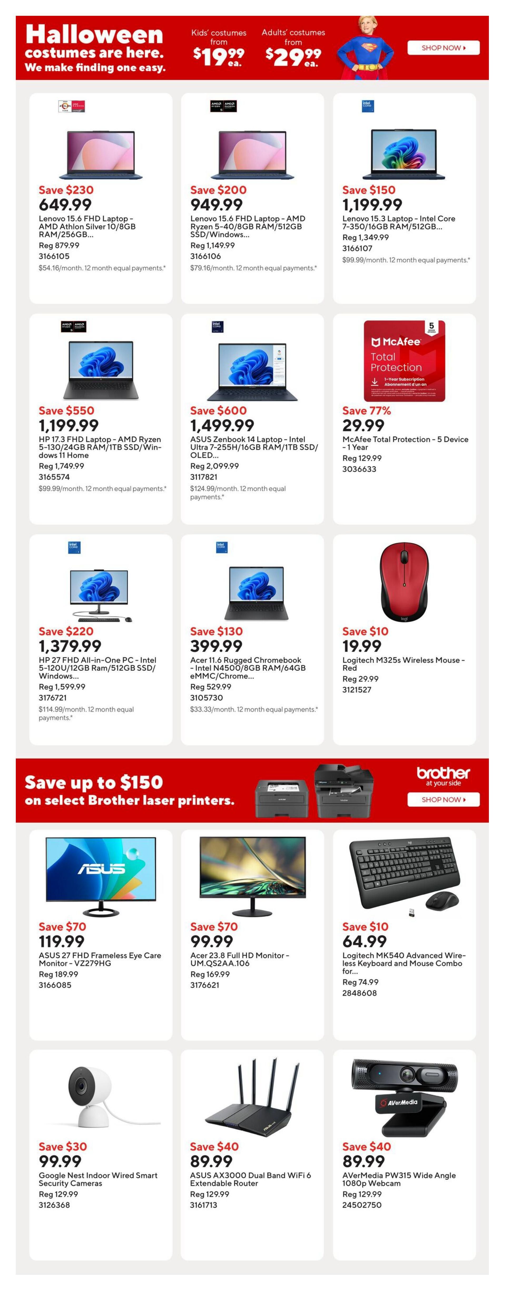 Staples Flyer October 16 to 22
