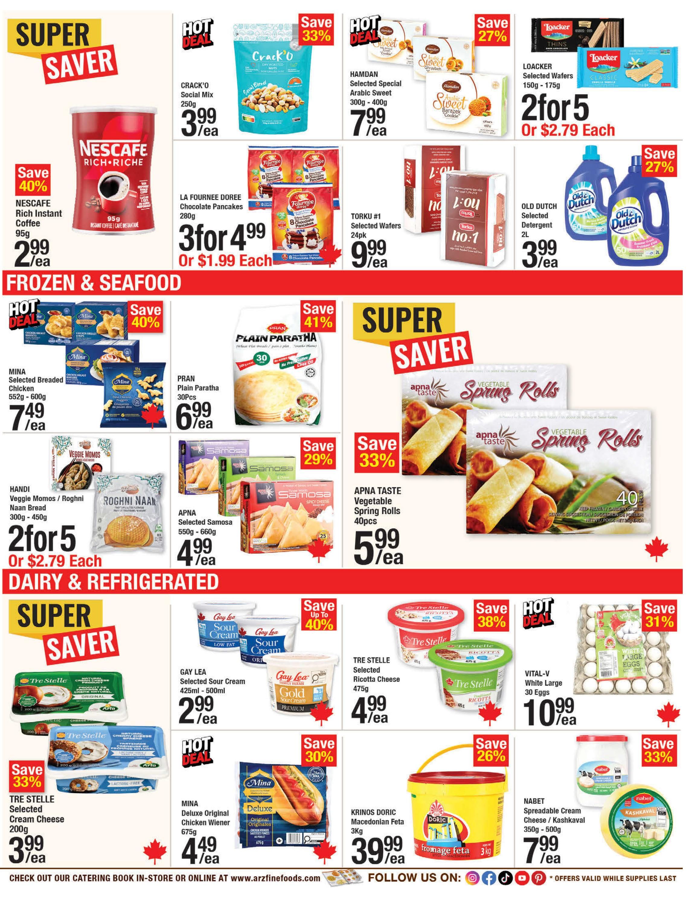 Arz Fine Foods Flyer October 16 to 22