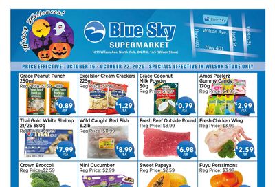 Blue Sky Supermarket (North York) Flyer October 16 to 22
