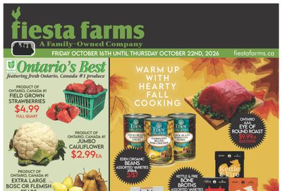 Fiesta Farms Flyer October 16 to 22