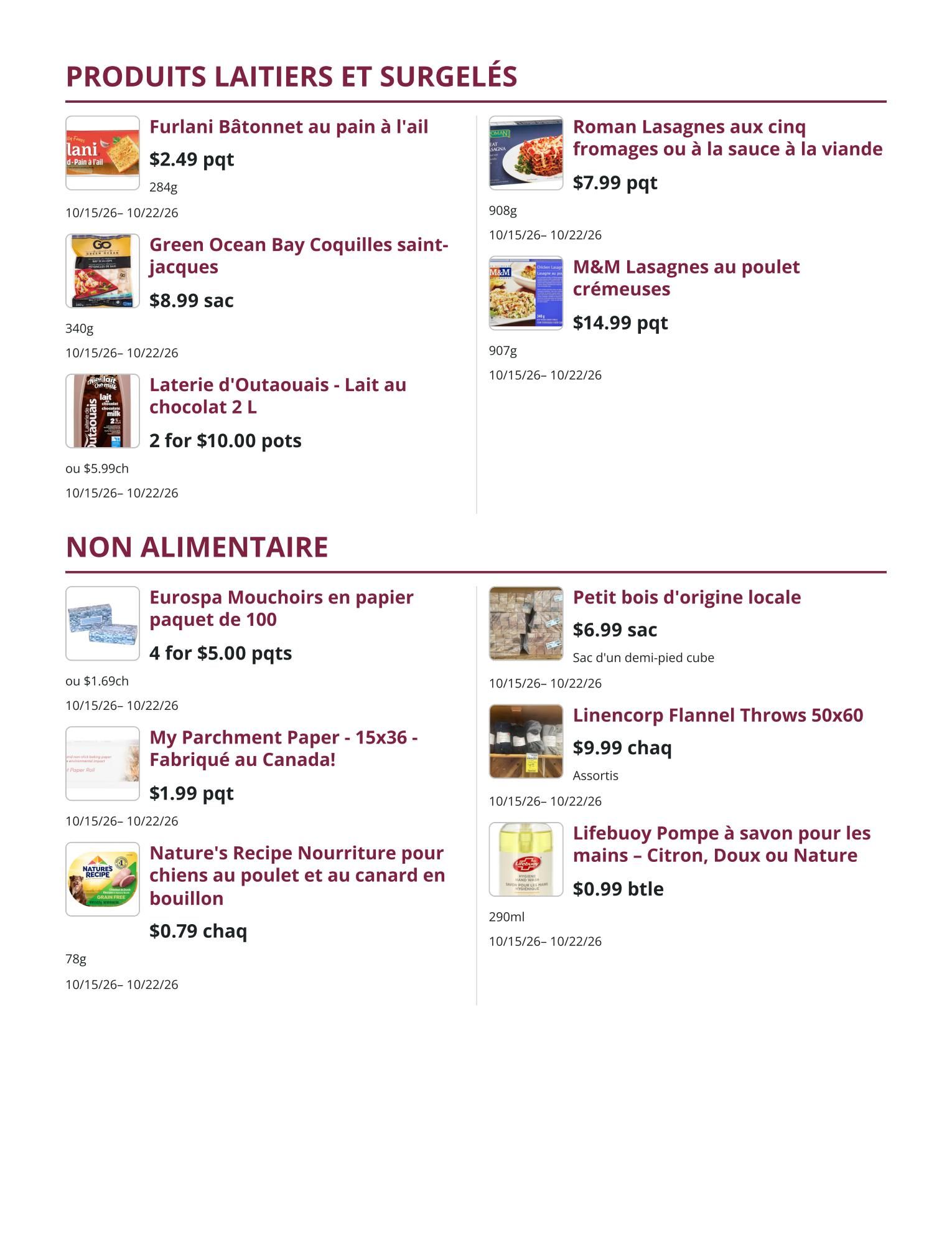 Mike Dean Local Grocer Flyer October 15 to 22