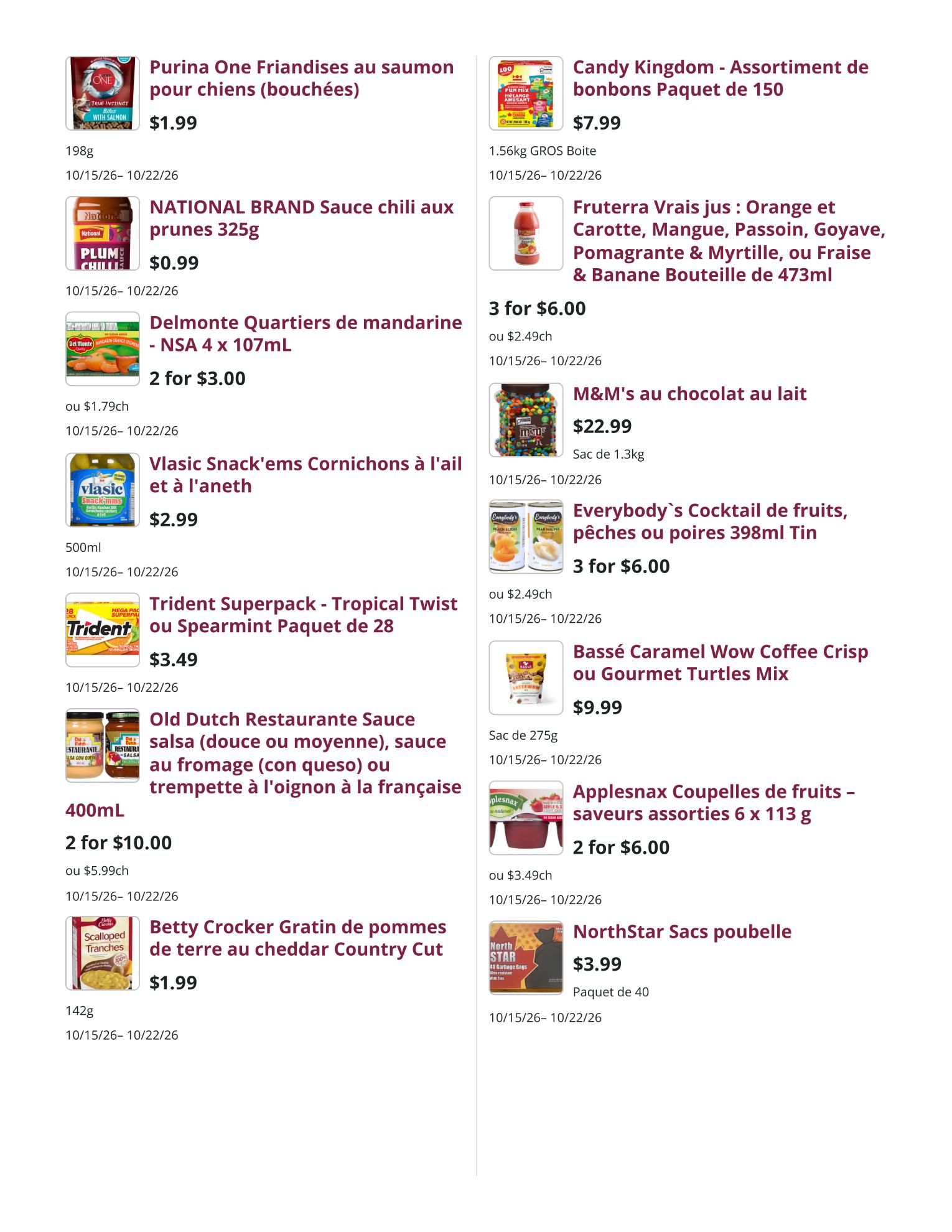 Mike Dean Local Grocer Flyer October 15 to 22
