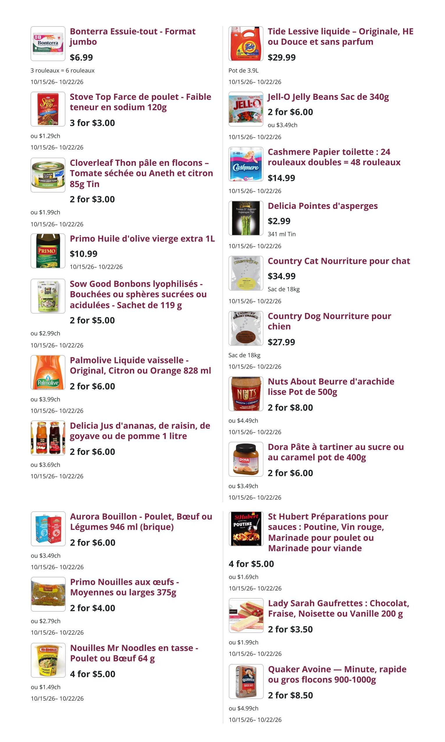 Mike Dean Local Grocer Flyer October 15 to 22