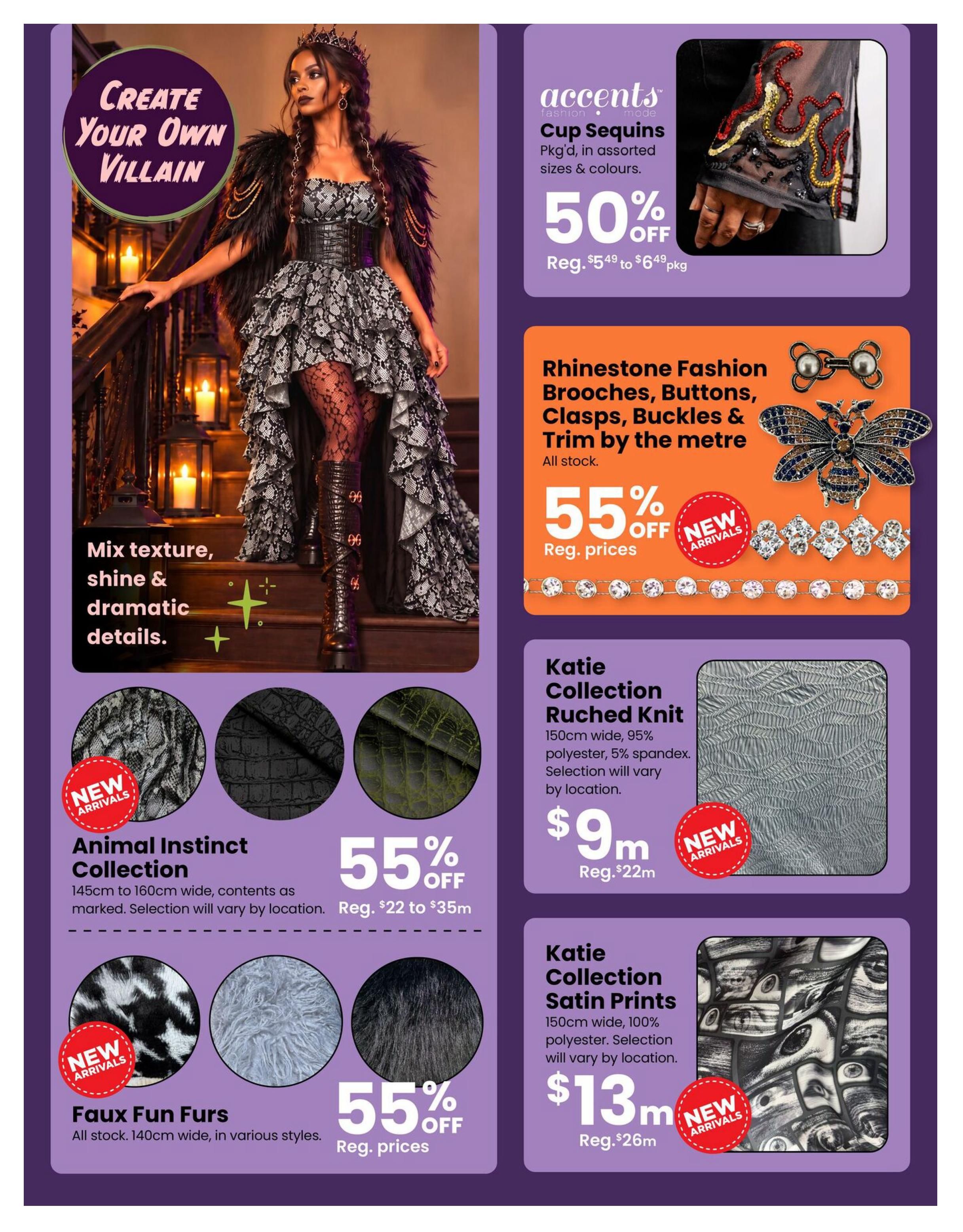 Fabricland (West) Flyer October 16 to 31