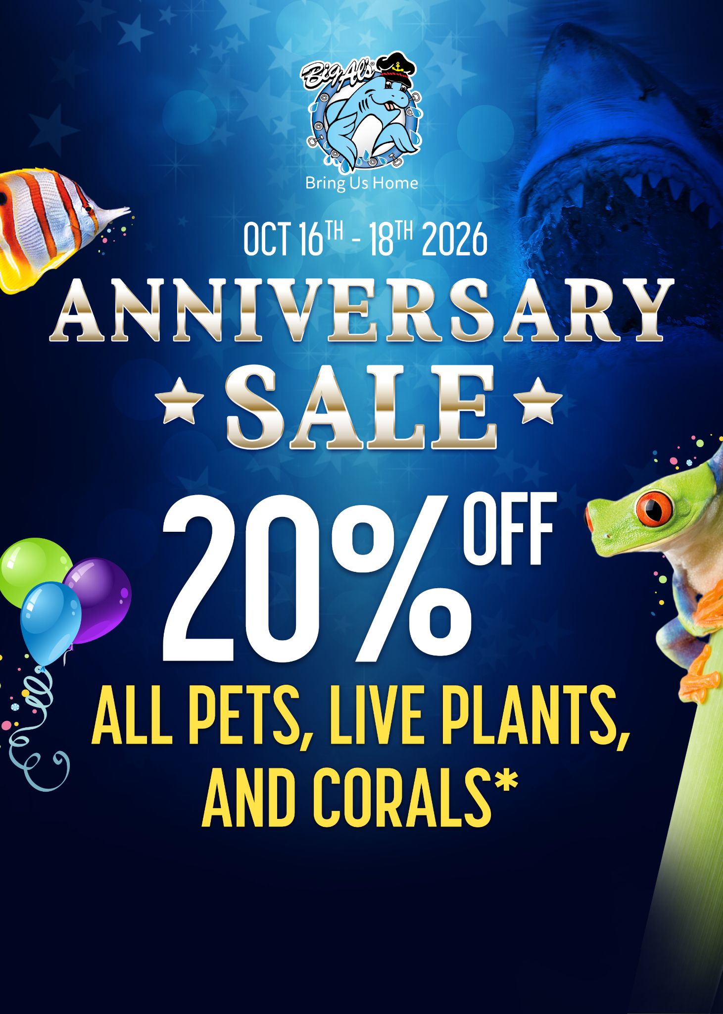 Big Al's Weekend Deal October 16 to 18