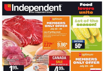 Independent Grocer (ON) Flyer July 23 to 29