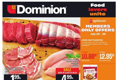 Dominion Flyer July 23 to 29