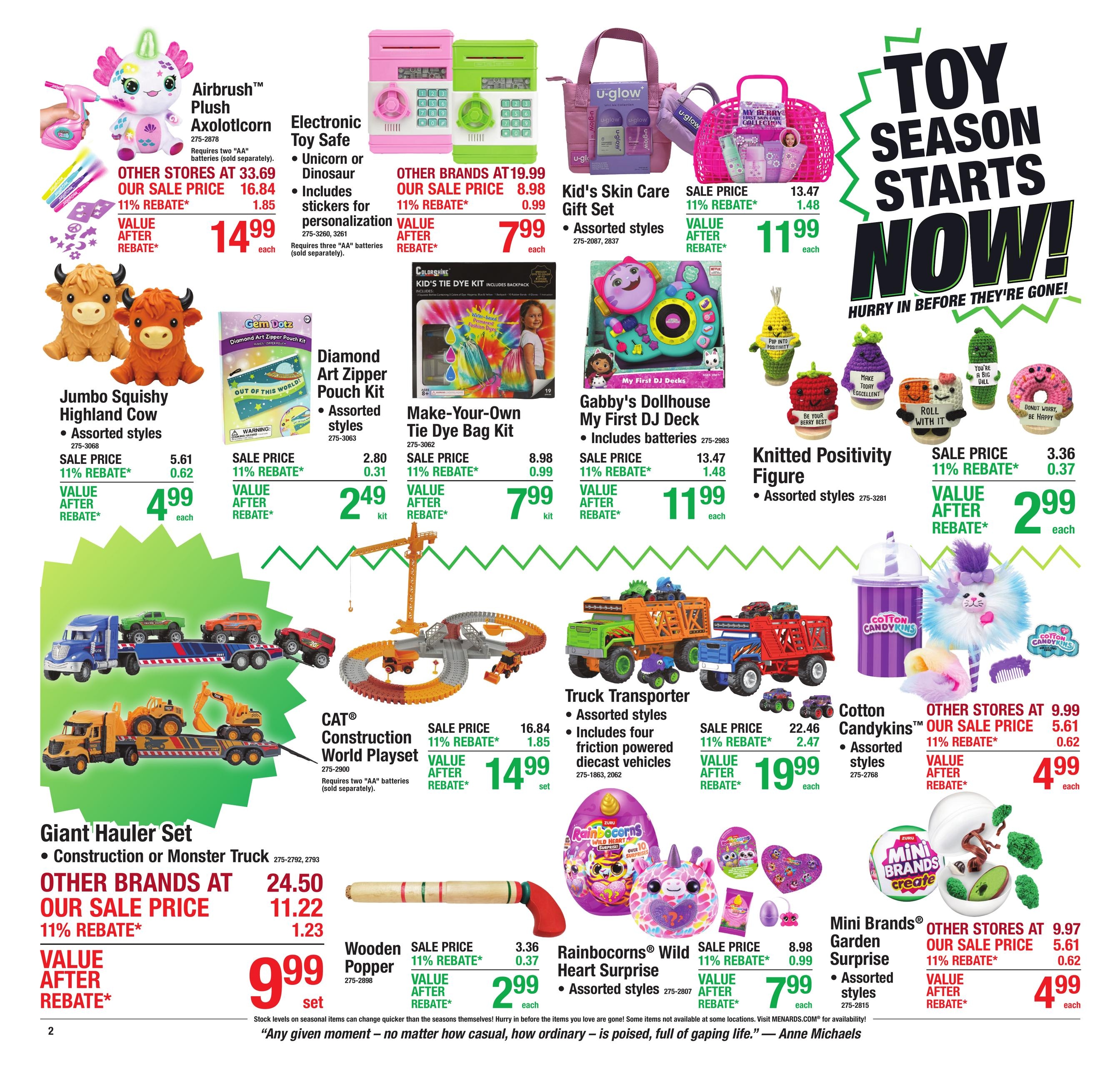 Menards (Goshen Area, IN) 11% Rebate Sale Weekly Ad October 7 - 18, 2026