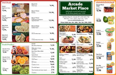 Arcade Market Place Weekly Ad October 18 - 24, 2026