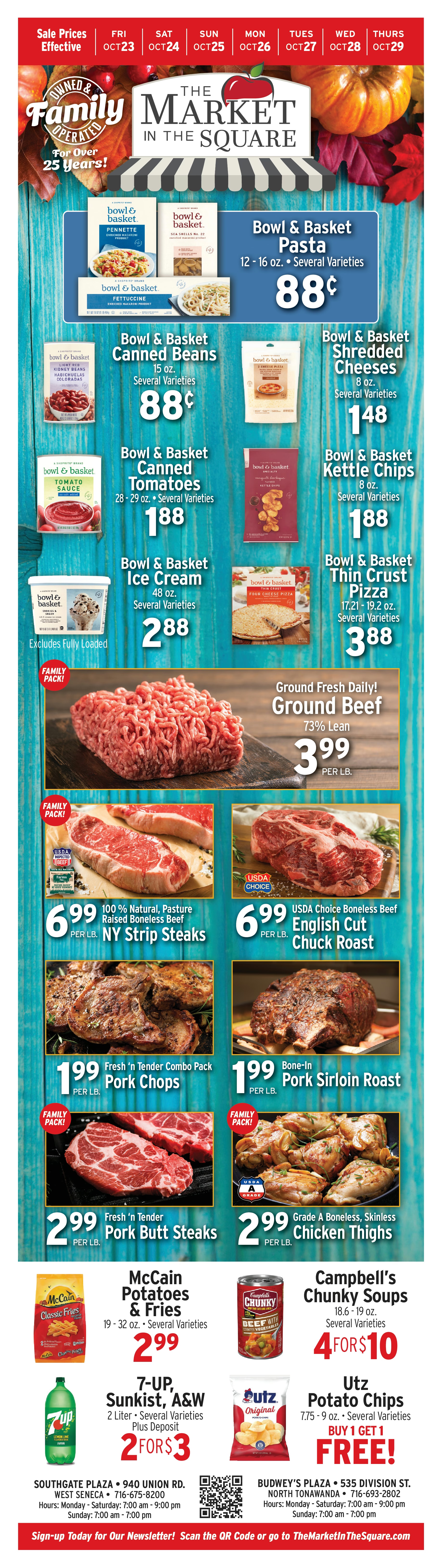 The Market in the Square Weekly Ad October 23 - 29, 2026