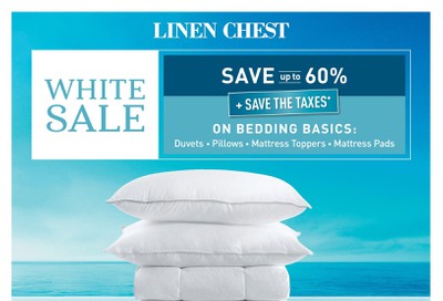 Linen Chest Flyer July 22 to August 28