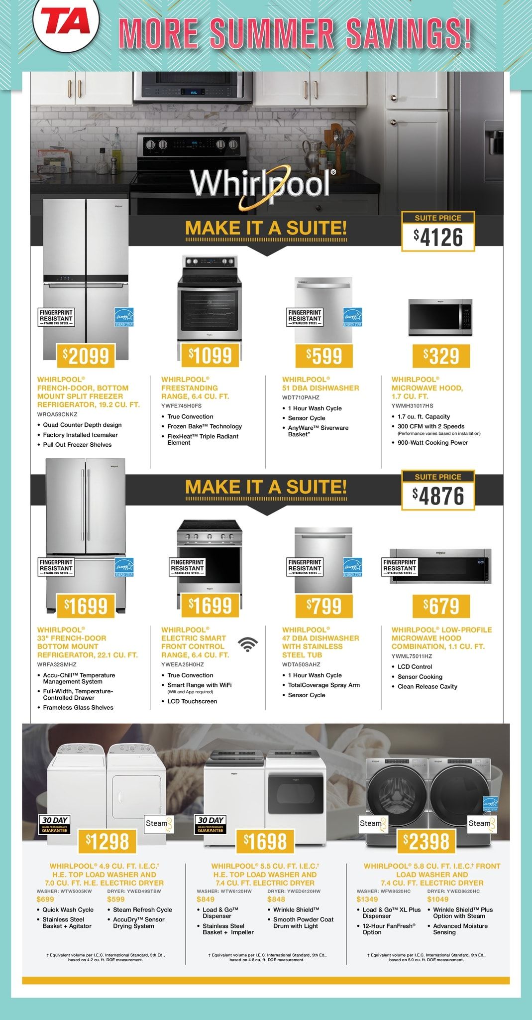 TA Appliances and Barbecues Flyer July 20 to August 26