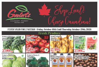 Galati Market Fresh Flyer October 16 to 29