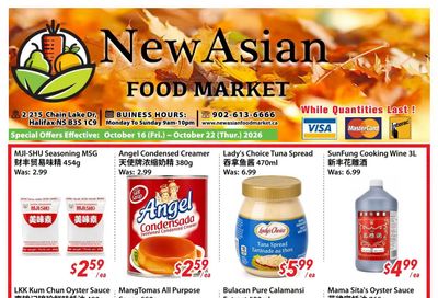 New Asian Food Market Flyer October 16 to 22
