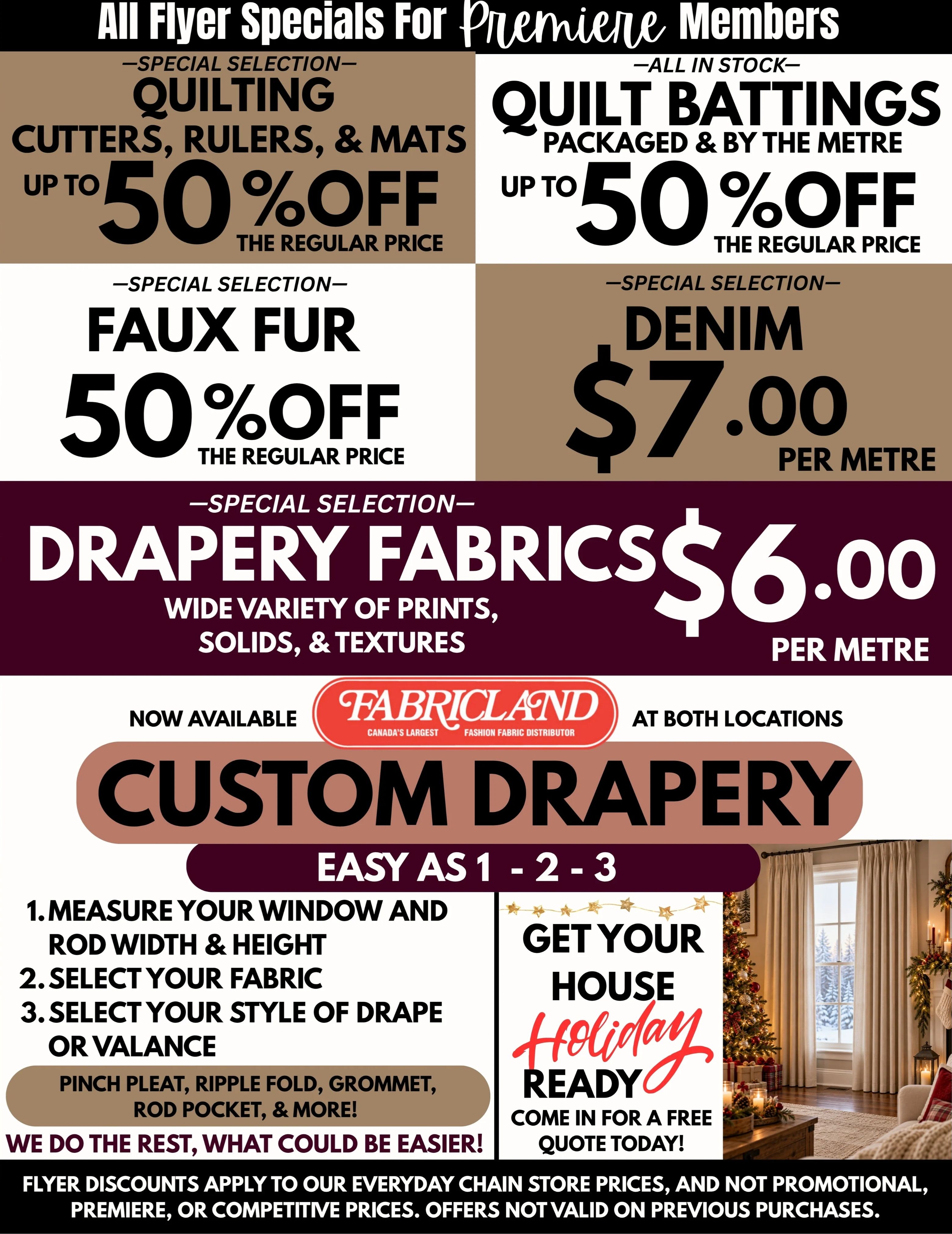 Fabricland (St. Catharines, Welland) Flyer October 15 to 31