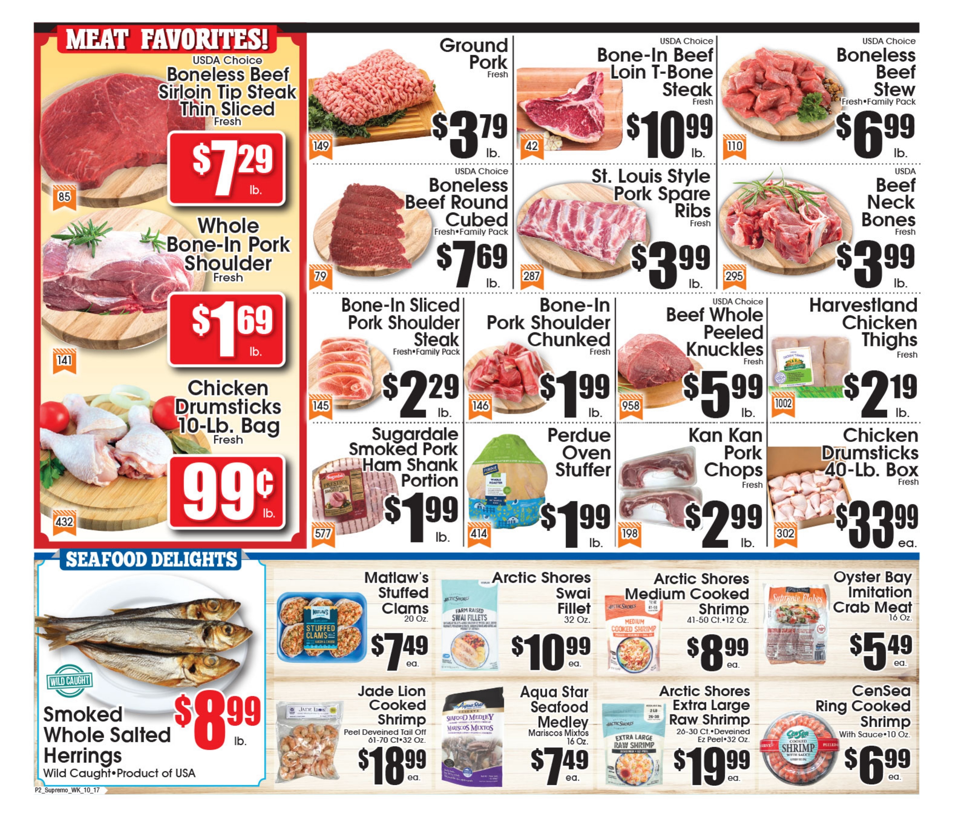Supremo Food Markets Weekly Ad October 17 - 23, 2026