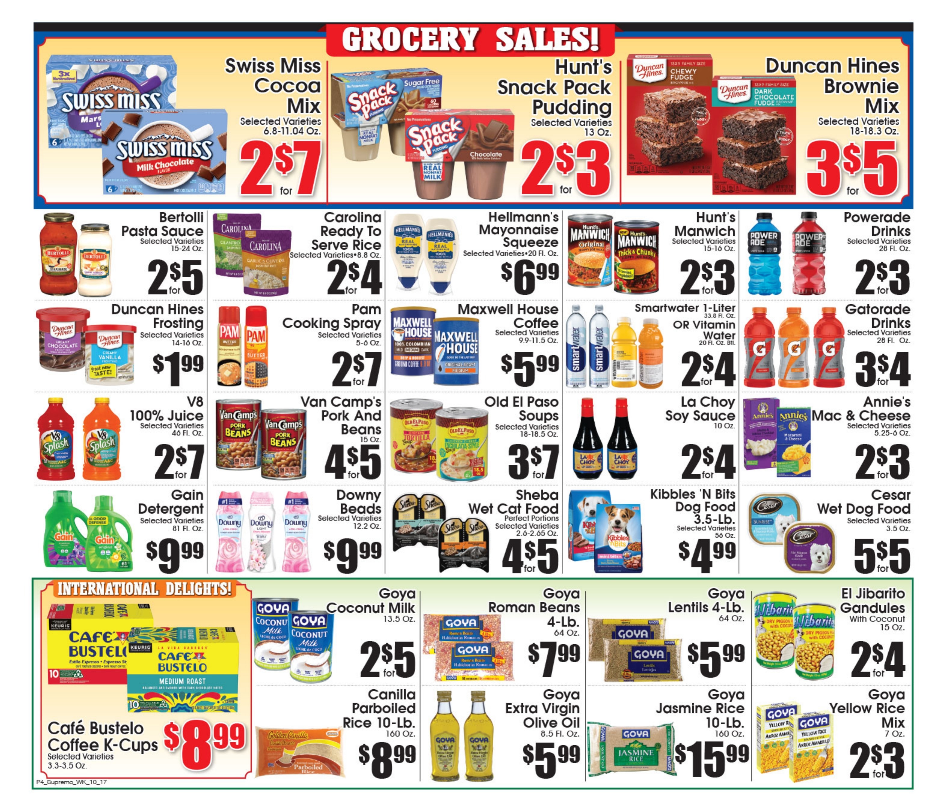 Supremo Food Markets Weekly Ad October 17 - 23, 2026