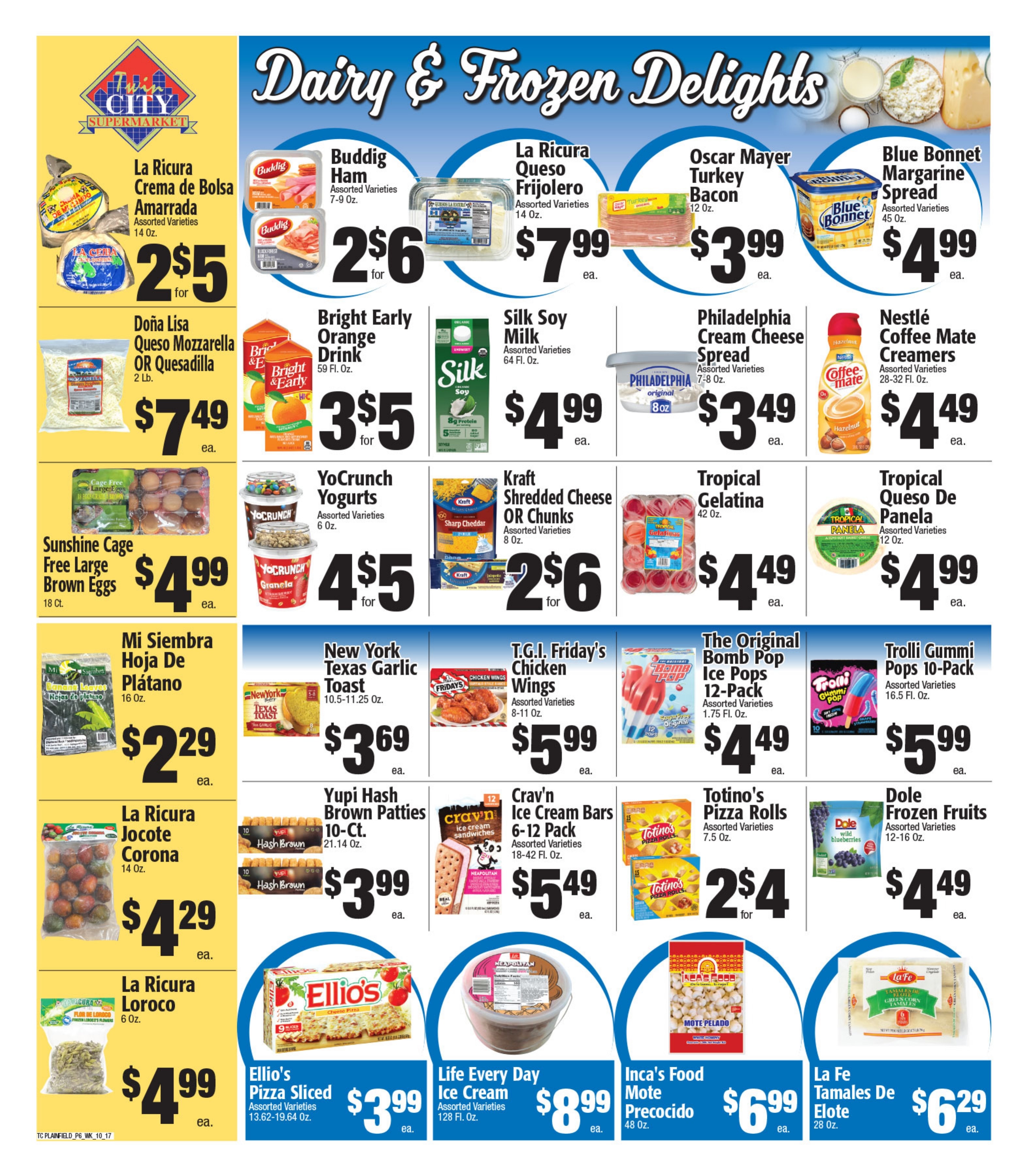 Twin City Supermarket (600 Park Avenue, Plainfield, NJ) Weekly Ad October 17 - 23, 2026