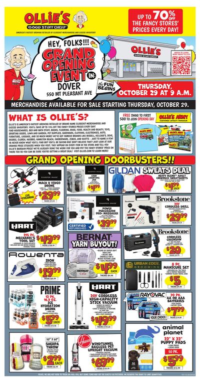 Ollie's Bargain Outlet Weekly Ad October 29 - November 17, 2026