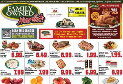 Family Owned Markets Weekly Ad October 15 - 21, 2026