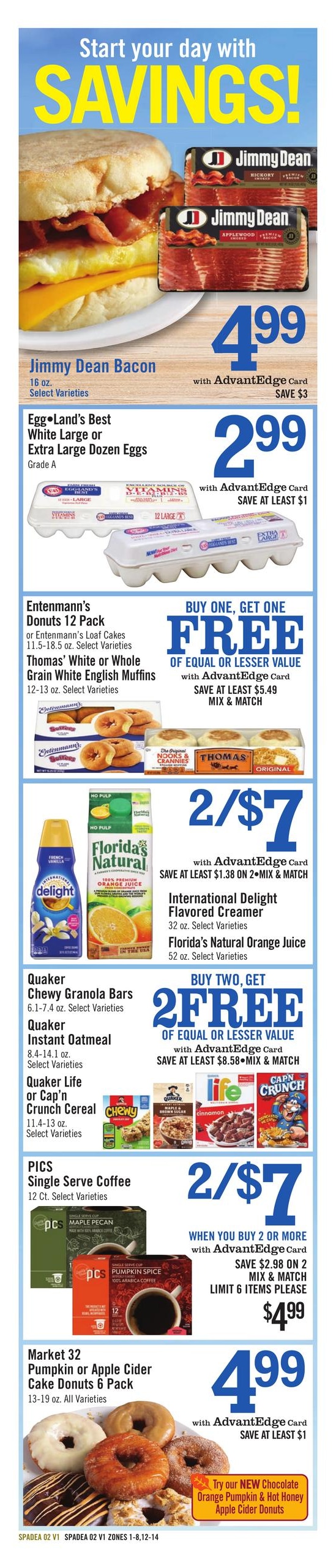 Price Chopper (Williamstown Area, MA) Weekly Ad October 18 - 24, 2026