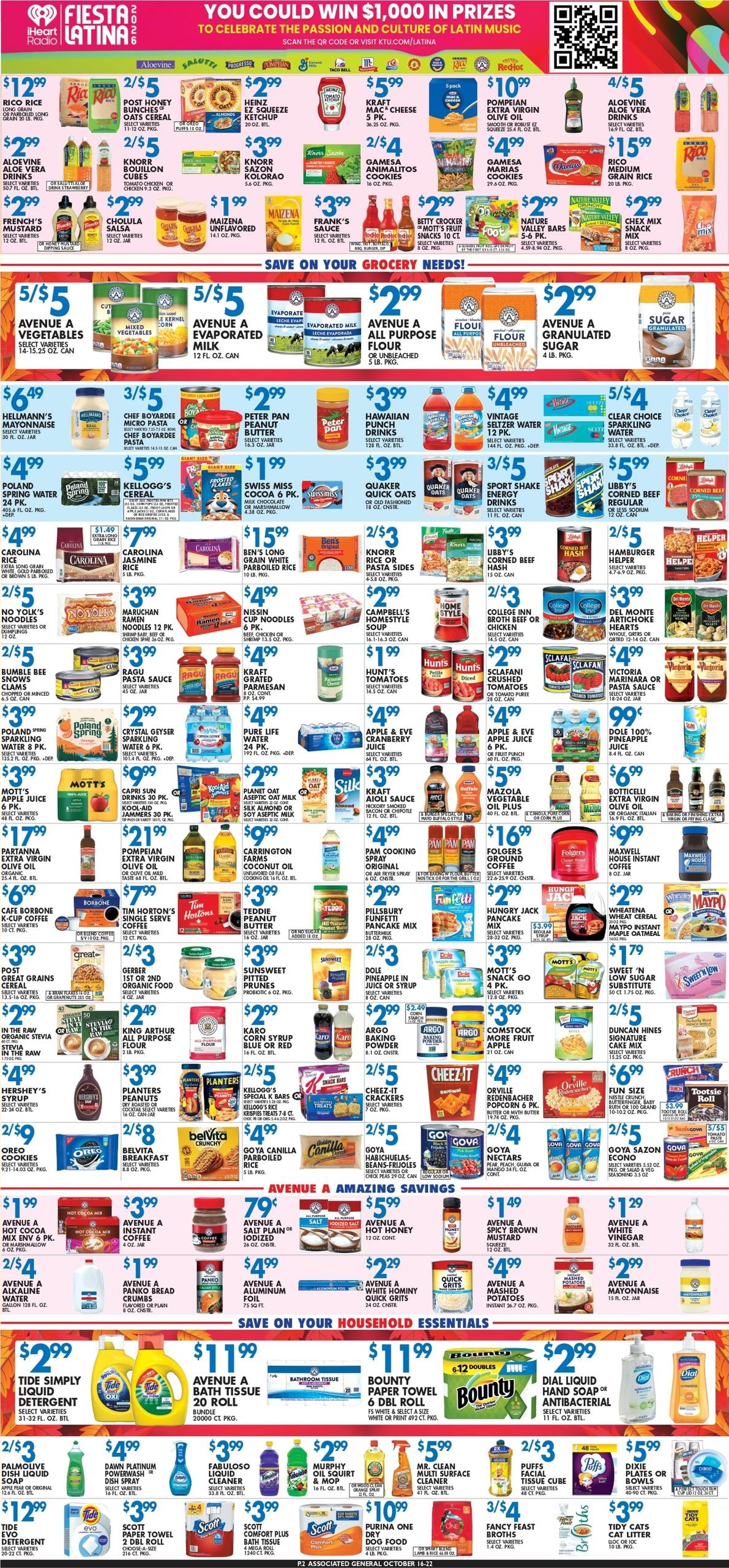 Associated Supermarkets (Haddonfield Area, NJ) Weekly Ad October 16 - 22, 2026