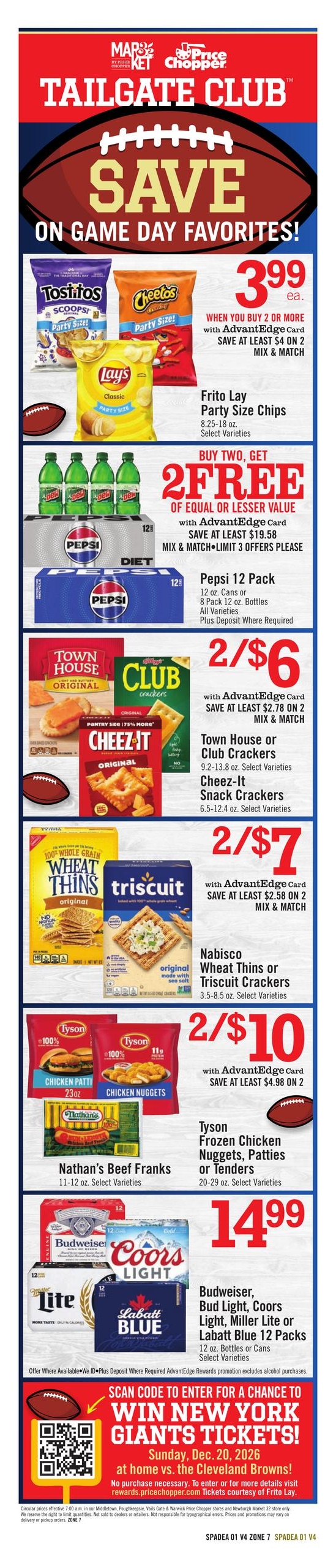 Price Chopper (Paterson Area, NJ) Weekly Ad October 18 - 24, 2026