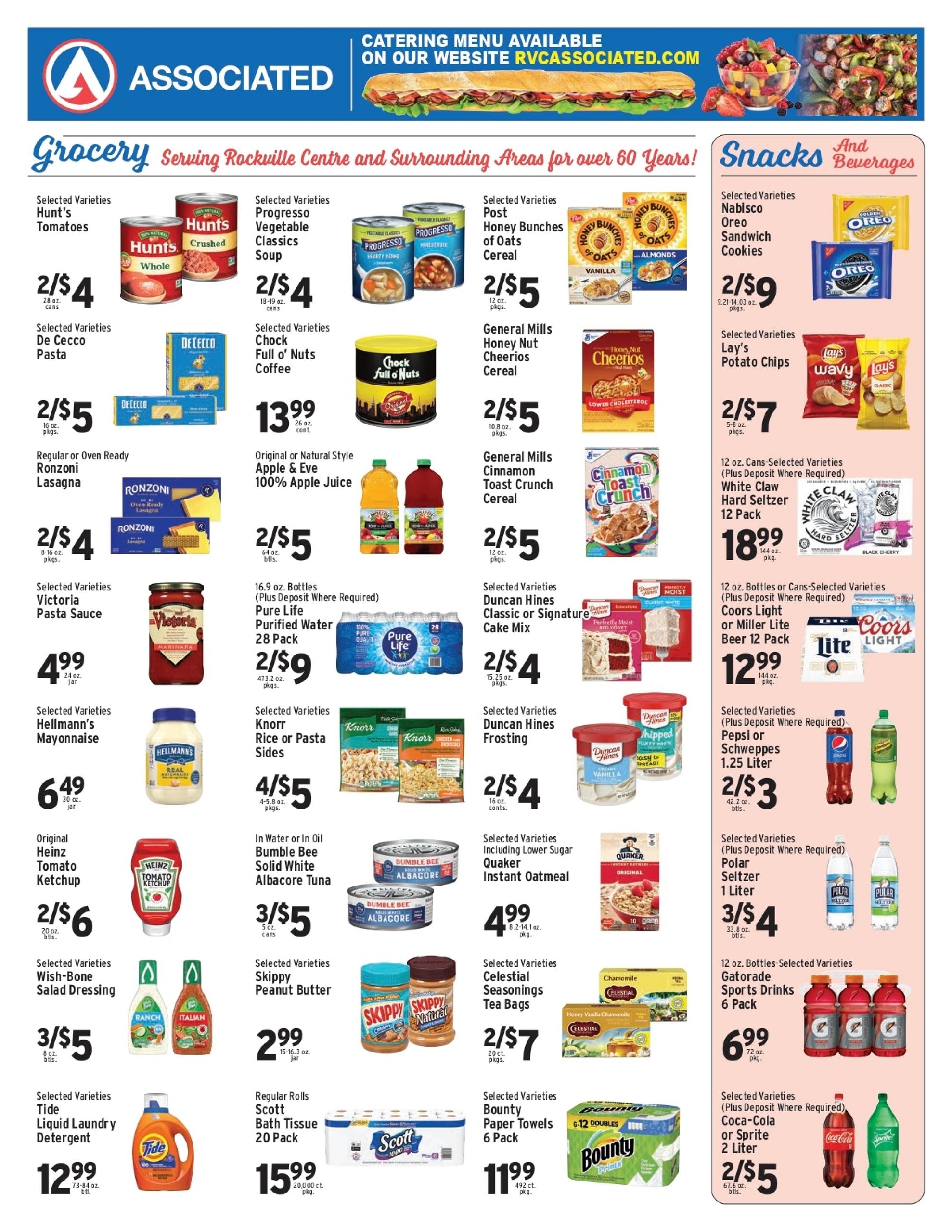 Associated Supermarkets (Carle Place Area, NY) Weekly Ad October 16 - 22, 2026
