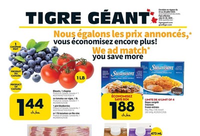 Tigre Géant Flyer July 22 to 28