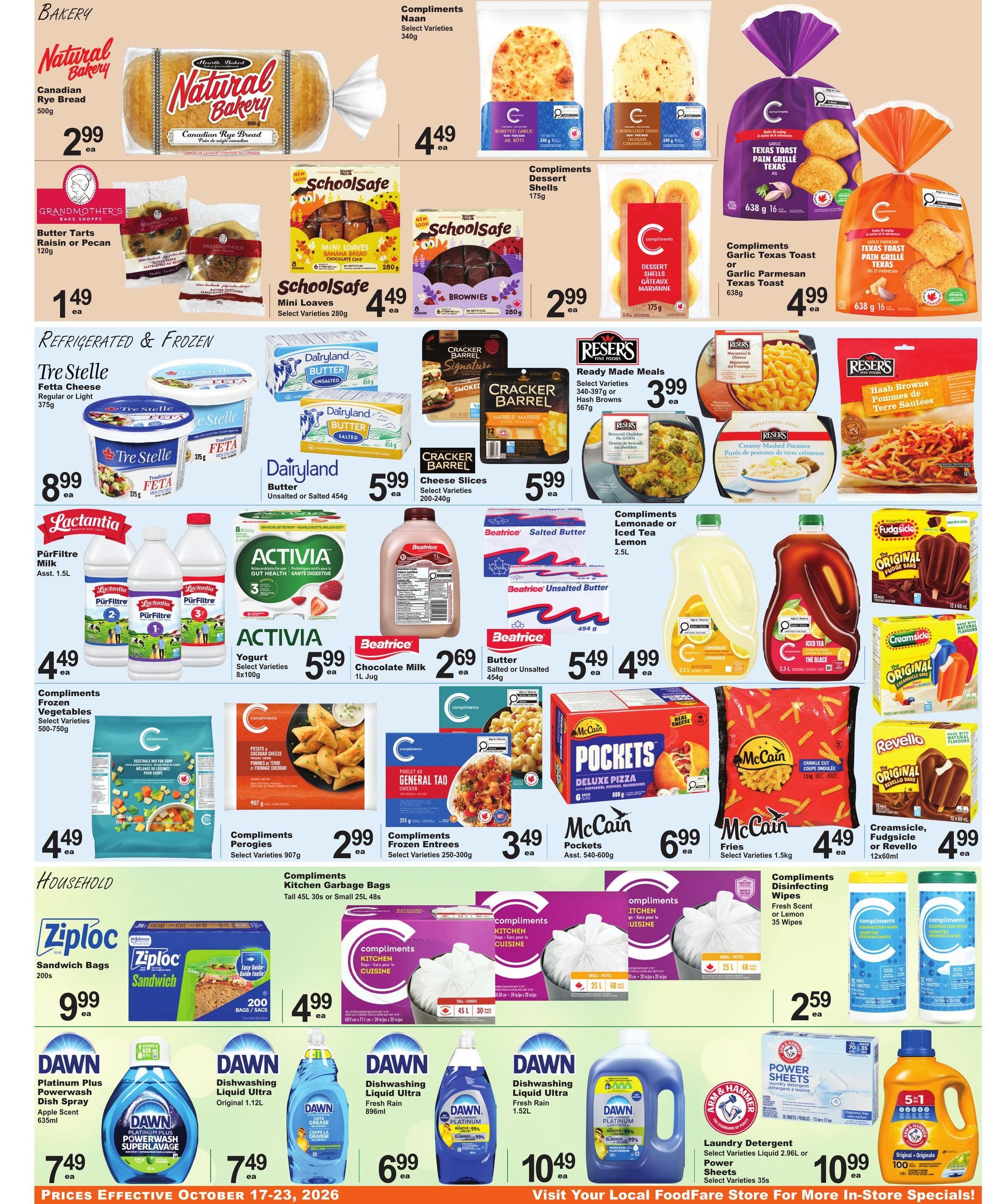 Food Fare Flyer October 17 to 23