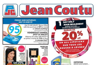 Jean Coutu (ON) Flyer July 24 to 30